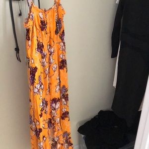 High to low maxi dress